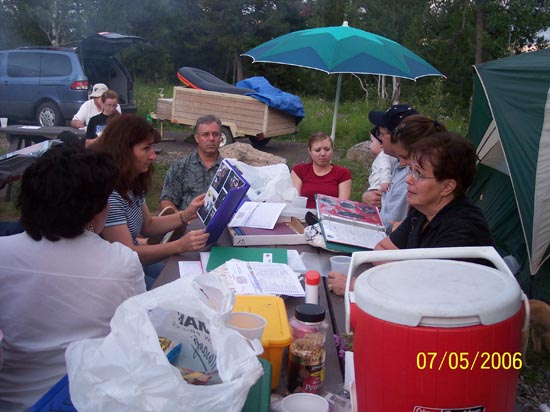 2006 family reunion in Yellowstone National Park